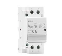 Electronic Components 2P 40A 63A 2NO or 2NC or 1NO1NC Modular Contactor Rail Mounting AC220V 230V Automatic 1Pcs (Color : 2P 40A 1NO1NC 220V)