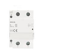 Electronic Components 2Pole 100A Modular Contactor 2NO 2NC 1NO1NC 220V 110V 24V Automatic Household Contactor Din Rail Type iCT 50/60Hz 1Pcs (Color : 2P 100A 2NO 230VAC)