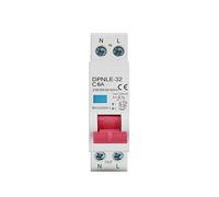 Electronic Components 32A 18MM Mini 230V 50/60Hz RCBO 1P+N 6KA Residual Current Differential Automatic Circuit Breaker Over Current Leakage Protection 1Pcs