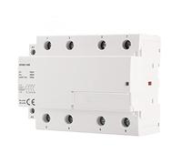 Electronic Components 4Pole 100A AC 220V 230V 50/60Hz Din Rail Household AC Modular Contactor Switch Controller Home Hotel Use 1Pcs (Color : 4P 100A 2NO2NC 230AC)