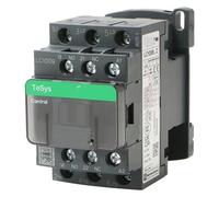 Electronic Components Black Version Three-Pole ACcontactor LC1D09 LC1D12 LC1D18 LC1D25 LC1D32 LC1D38 B7C F7C Q7C M7C 24V 110V 220V 380V (Color : LC1D12, Size : 110V)