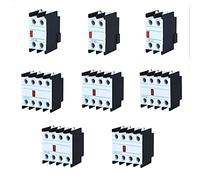 Electronic Components Circuit Breaker 1 Piece, F4-22 F4-11 LA1-DN22 LA1-DN11 contactor Block Auxiliary aid for CJX2 LC1-D AC contactor 4 Poles. (Color : F4-20 2no)