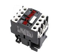 Electronic Components CJX2-2510 3210 Magnetic 3Phase Contactor 1NO 25A 32A 220V Or 380VAC LC1D Contactor Rail Silver 1Pcs (Color : CJX2-2510-220V)