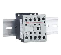 Electronic Components CJX2-K Mini AC Contactor Din Rail 3P 3main 1NO/3main 1NC Coil Voltage 220V 50/60Hz 6A 9A 12A (Color : Cjx2-k-0610, Size : 6A)
