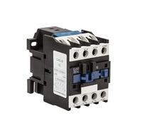 Electronic Components CJX2 LC1 AC Contactor Phase 3-Pole NO Coil Voltage 380V 220V 110V 36V 24V 50/60Hz Din Rail Mounted 3P+1NO Normal Open 1Pcs