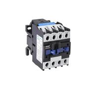 Electronic Components CJX2 LC1 AC Contactor Phase 3-Pole NO Coil Voltage 380V 220V 110V 36V 24V 50/60Hz Din Rail Mounted 3P+1NO Normal Open (Color : CJX2 1810 220V)