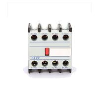 Electronic Components Contactor 2No + 2nc. The Auxiliary Control Block for Auxiliary F4-22 La1-dn22.Industrial Electrics (Color : 4no)