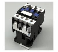 Electronic Components Contactor 3 Phase electronic starter Solenoid Triner 12A 3 Pole 1No AC 24V 110V 220 Volt 380V Coil.CJX2-1210 3. 5mm DIN Rail Mount Industrial Electrics (Color : 380vac)
