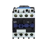 Electronic Components Contactor AC.Contactors CJX2-2510 LC1D 2. 5a.3P + 1NO.Normally Open DIN Rail Mounting electronic starter Magnetic Contactor Silver Olab AC 230V (Color : Ac 110v)