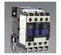 Electronic Components Contactor CJX2-0910 LC1 AC.Contactor 9A 3-Phase 3-Pole Coil Voltage 38 0V 220V 110V 36V 24V 12V 50/60 Hz DIN Rail Mounted 3P + 1No.Normal Opening Industrial Electrics (Color : A