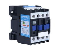 Electronic Components Contactor CJX2-0910 LC1 AC Contactors 9a 3 Phase 3 Pole Voltage 380V 220V 110V 36V 24V 50/60Hz Din Rail Mounted 3p+1no Normally Open Industrial Electrical (Color : Ac 110v)