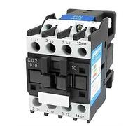 Electronic Components Contactor CJX2-1810 LC1 AC Contactors 18a 3 Phase 3 Pole No Voltage Voltage 38 0V 220V 110V 36V 24V 50/60 Hz Din Rail Mounted 3p+1no Normally Open Industrial Electrical (Color :