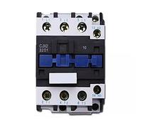 Electronic Components Contactor CJX2-3201 LC1D AC contactor 32A.1NC 3- Phase DIN Rail Mount Industrial Electrical Power Contattore 220V Coil 380V 24VAC (Color : Ac 380v)