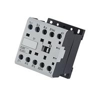 Electronic Components Contactor CJX2-K 220V 50/60Hz 6a 9a 12a Mini AC Contactors Din Rail 3p 3Main 1no/3Main 1nc Coil Voltage Industrial Electrics (Color : Cjx2-k-1201)