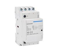Electronic Components Contactor Household Modular contactors 4P 25A 220V 24V AC 50/60 Hz for 35mm DIN Rail 4NO 2NO + 2NC (Color : 4p 25a 220v 4no)