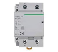 Electronic Components HCH8-100 DC Contactor 2P 2NO 1NO1NC DC24V Automatic Householdr Contactor Din Rail Type 1Pcs (Color : 100A 1NO1NC DC24V)