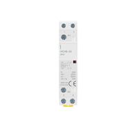 Electronic Components HCH8-25 12PCS Modular Contactor 2P 2NO 1NO1NC 2NC 24V 110 110V 220V Automatic Household Contactor Din Rail Type 1Pcs (Color : 2P 25A 2NO 24V)