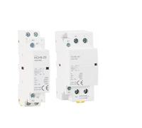 Electronic Components HCH8-25A 2P 4P 40A 63A 100A 220V Din Rail Household AC Modular Contactor with Manual Control Switch 1Pcs (Color : 2P, Size : 16A-2NO)