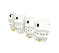 Electronic Components HCH8-25M 2P 16A 20A 220V Din Rail Household AC Contactora Cjx2 32 2no 2nc with Manual Control Switch 1Pcs (Color : One Color, Size : 2P 16A 2NO 230V)