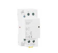 Electronic Components HCH8-63 Modular Contactor 2P 63A 2NO Or 2NC 1NO1NC 220V Automatic Household Contactor Din Rail Type 1Pcs (Color : 2P 63A 2NC 110V)