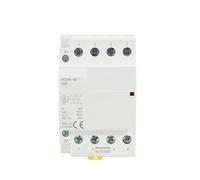 Electronic Components HCH8-63 Modular Contactor Automatic Household Contactor Din Rail Type 1Pcs (Color : 4P 63A 2NO2NC DC24V)