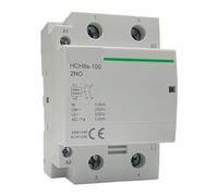 Electronic Components HCH8s-100 Modular Contactor 2P 100A 2NO Or 4NO 220V Automatic Household Contactor Din Rail Type 1Pcs (Color : 100A 2NO AC230V)