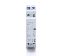 Electronic Components HCH8s-25 Modular AC Contactor 25A 2P 2NO 2NC 1NO1NC 50Hz DC24V AC110V 220V Automatic Household Contactor Din Rail Type 1Pcs (Color : 25A 1NO1NC DC12V)