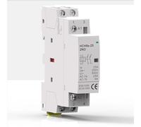 Electronic Components HCH8s-25 Modular AC Contactor 25A 2P 2NO 2NC 1NO1NC 50Hz DC24V AC110V 220V Automatic Household Contactor Din Rail Type (Color : 2P 25A 1NO1NC DC12V)