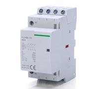 Electronic Components HCH8s-25 Modular Contactor 4P 16A 20A 25A 4NO 4NC Or 2NO2NC 3NO1NC 24V 110V 220V Automatic Household Contactor Din Rail Type (Color : 4P 25A 3NO1NC DC24V)