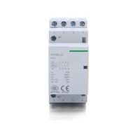 Electronic Components HCH8s-25A Modular AC Contactor 4P 16A 20A 25A 4NO 4NC 50/60Hz 2NO2NC 24V 110V 220V Automatic Household Contactor Din Rail Type 1Pcs (Color : 4P 25A 4NC AC230V)