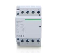Electronic Components HCH8s-63 40A Modular Contactor 4P 63A 4NO 4NC 2NO2NC 220V 110V 120V 24V Automatic Household Contactor Din Rail Type 50/60Hz (Color : 4P 63A 2NO2NC AC110V)