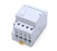 Electronic Components HCH8s-63 Modular Contactor Automatic Household Contactor Din Rail Type ICT 50/60Hz 1Pcs (Color : 4P 63A 4NO DC24V)