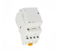 Electronic Components ICT-25A 4P Modular Contactor 2P 2NO Or 2NC 1NO1NC 24V 110V 220V Automatic Household Contactor Din Rail Type (Color : 25A 2NO2NC AC110V)