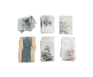 Electronic Components Kit with LEDs, Resistors, Electrolytic Capacitors, Diodes and Transistors, 1390 - Piece Assorted Electronics Starter Set for Hobbyists, Students and