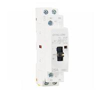 Electronic Components Manual Type AC Contactor 2P 16A 20A 25A 2NC OR 2NO 220V Manual Control Household Contactor Rail Type 1Pcs (Color : 2P 25A 2NO M)