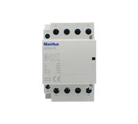 Electronic Components MCH8-63 4P 63A 220V 50/60HZ Din Rail Household AC Modular contactor (Color : 4nc)