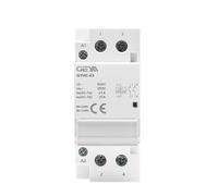 Electronic Components Modular Contactor 2P 40A 63A 2NO or 2NC or 1NO1NC DIN Rail Mounting AC220V 230V Automatic (Color : 2P 63A 2NO 220V)