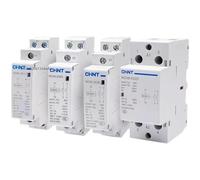 Electronic Components NCH8 20A 25A 40A 63A Din Rail Household Mini AC Contactor 220V 230V 400V 63/22 63/40 40/40 40/22 1NO 1NC 2NO 2NC 4NO 2P 4P (Color : 63A 2NC)