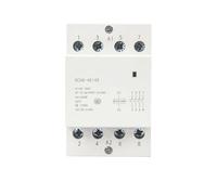 Electronic Components NCH8 3-Phase Din Rail Household AC Contactor 220V 500V~ 40A 4NO/2NO2NC Contactor 1Pcs (Color : NCH8-40A-40 4NO)