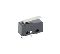 Electronic Components Power Switch Button 10 PCS Micro Switch 2/3Pin NO/NC Mini Limit Switch 5A 250VAC KW11-3Z Roller Arc Lever Snap Action Push Micro switches (Color : 2p Without Wheel)