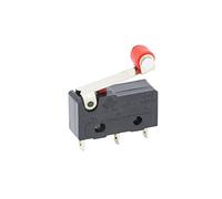Electronic Components Power Switch Button 10 PCS Micro Switch 2/3Pin NO/NC Mini Limit Switch 5A 250VAC KW11-3Z Roller Arc Lever Snap Action Push Micro switches (Color : 3p With Wheel)