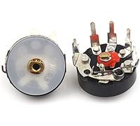 Electronic Components Power Switch Button 10PCS/LOT 12mm RV12MM B103 B10K Power Amplifier Volume Potentiometer with Switch Straight Angle Radio Potentiometer (Color : 10k)