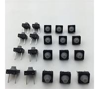 Electronic Components Power Switch Button 20pcs/lot 8x8x5.5MM 2PIN G78 Conductive Silicone Soundless Tactile Tact Push Button Micro Switch Self-Reset
