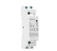 Electronic Components Rail Household Contactor AC24V 48V 110V 220V 2P 25A 2NO 50/60Hz AC Contactor 1Pcs (Color : 2P 25A 2NO 48VAC)