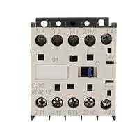 Electronic Components Small DC Contactor CJX2K0910Z 9A Contactor LP1K0910 Voltage 12VDC 24VDC 36VDC 48VDC 110V 220VDC Electric Magnetic Contactor 1Pcs (Color : CJX2K0901Z 220V DC)