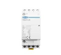 Electronic Components TOCT1 4P 25A 2NC 2NO 220V/230V 50/60HZ Din Rail Household ac Modular contactor (Color : 110V, Size : 4NO)
