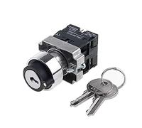 Electronic Components XB2-BG21 XB2-BG33 XB2-BG53 Key Control knob Switch 1NO/2NO 2/3 Position self Locking/self Reset selector Knob Switch 22mm (Color : Xb2-bg53)