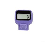 Electronic Counter, 2.5 x 3 cm 1-Pack with Large LED Display for Silent Clicking and Ergonomic Handheld Use Red/Pink/Purple/Yellow/White/Dark Blue/Blue/Green/Dark Green/Black(Purple)