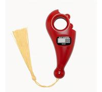 Electronic Counting Machine, Portable & Silent Operation for Buddhist Chanting, Meditation Prayer, Yoga Mantras, Home Temple Use (Red)