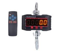 Electronic Crane Scale Digital Hanging Scale Industrial Portable Mini Handheld High Accuracy LED Display Alloy Steel Stainless Steel Hook for Outdoor Weighing Fishing Farm Luggage (500KG/1000LB)